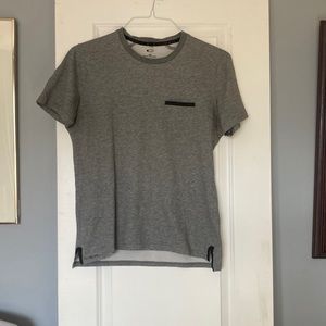 Oakley grey slim fit short sleeve t shirt